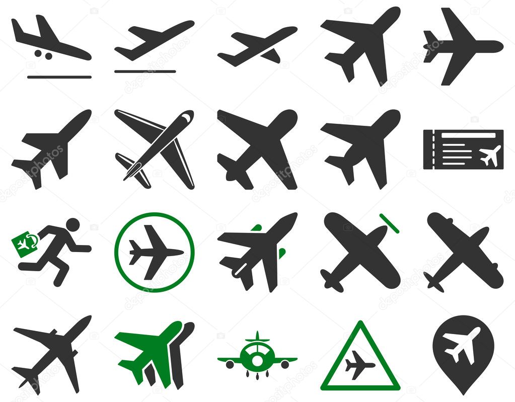 Aviation Icon Set