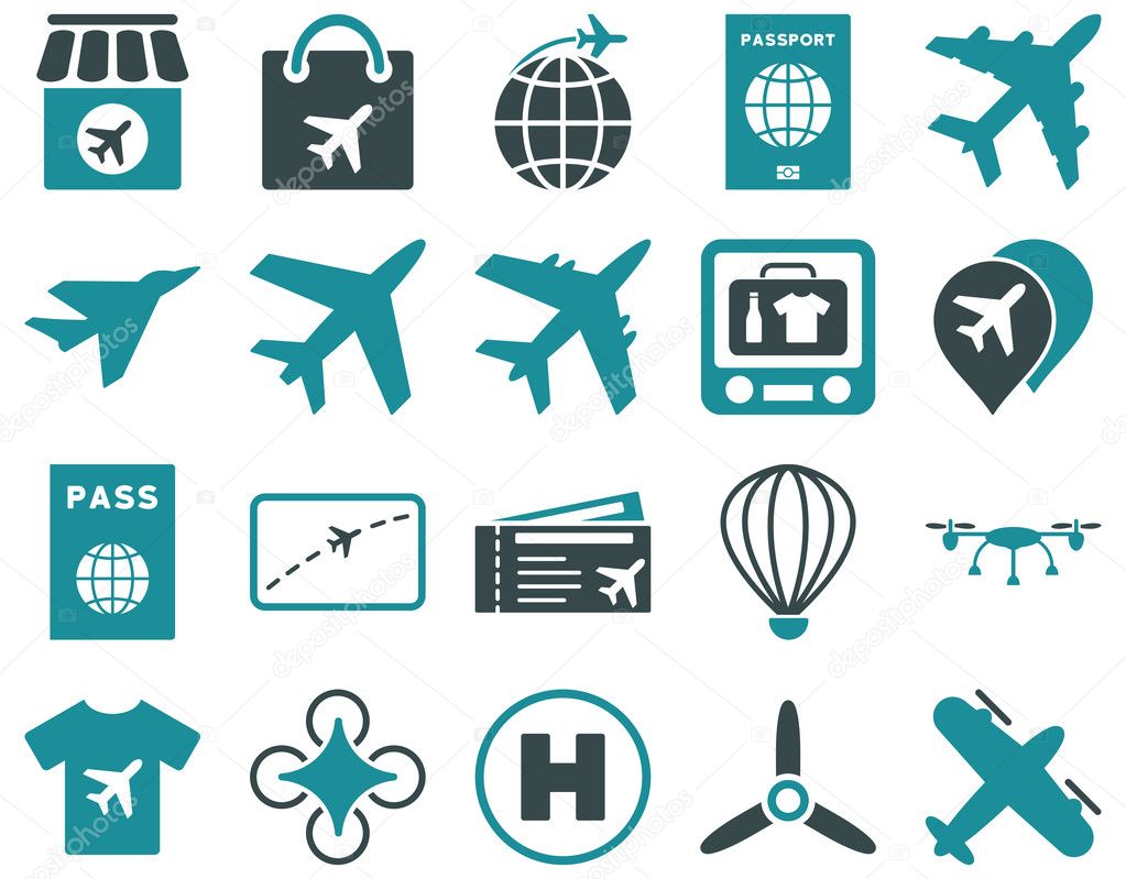 Airport Icon Set