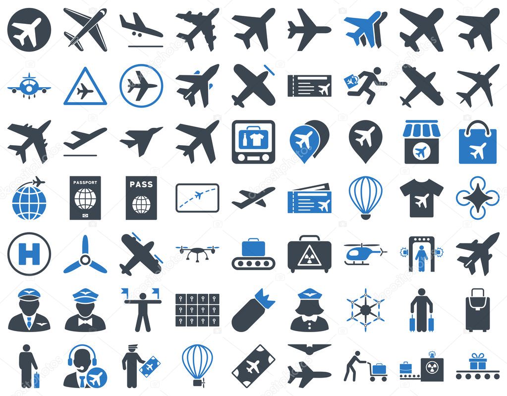 Aviation Icon Set