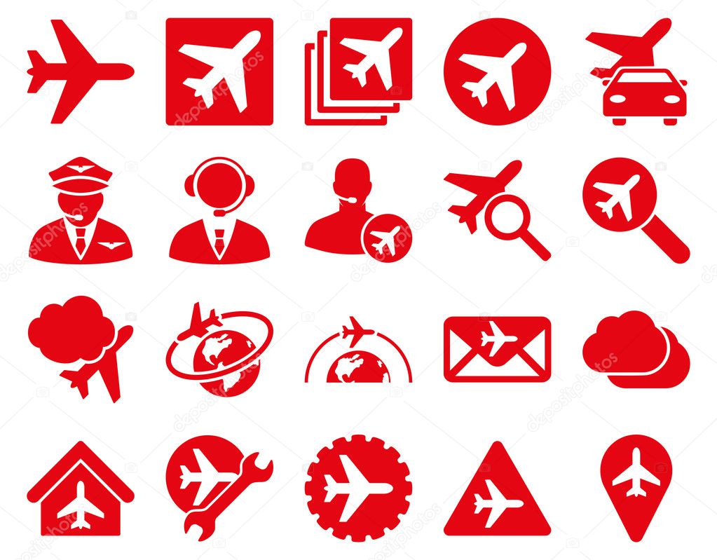 Aviation Icon Set