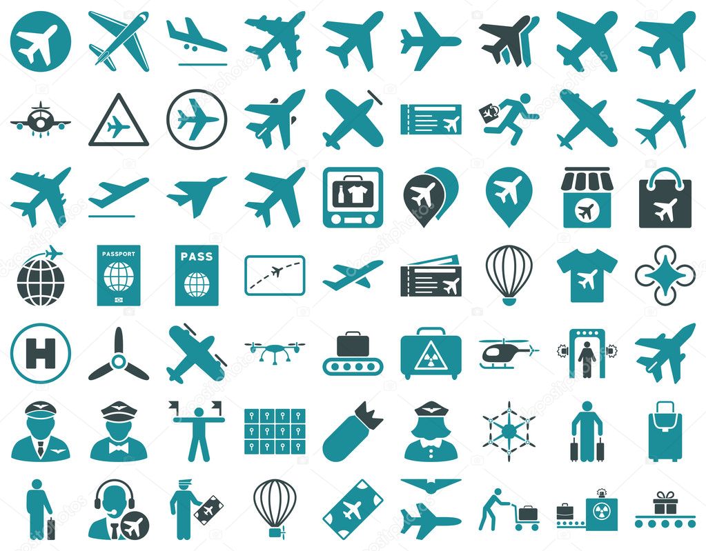 Aviation Icon Set