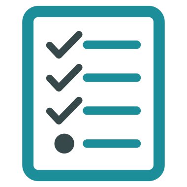 İş Bicolor Ayarla denetim listesi simgesini