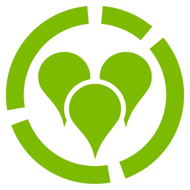 Geo diyagram simgesi iş Bicolor kümesi'nden