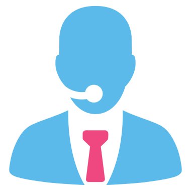 Çağrı merkezi operatörü simgesi iş Bicolor kümesi'nden