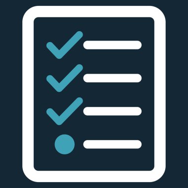 İş Bicolor Ayarla denetim listesi simgesini