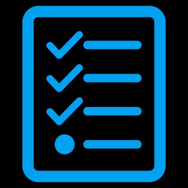 İş Bicolor Ayarla denetim listesi simgesini