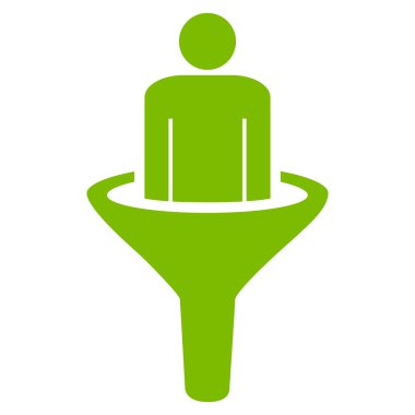 İş Bicolor kümesi'nden satış huni simgesi