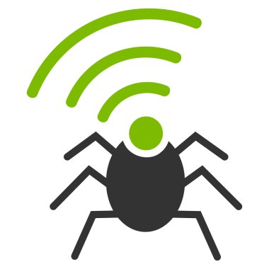 Radyo casus böcek simgesini iş Bicolor kümesi'nden