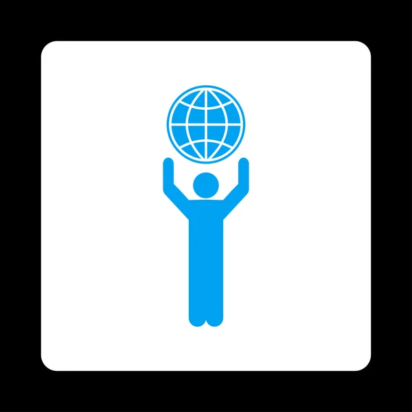 Globalist icon — Stock Vector