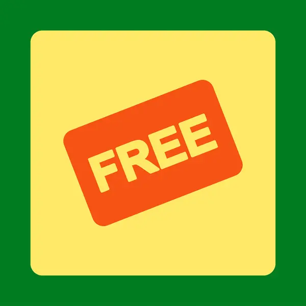 Icono de tarjeta gratis — Vector de stock