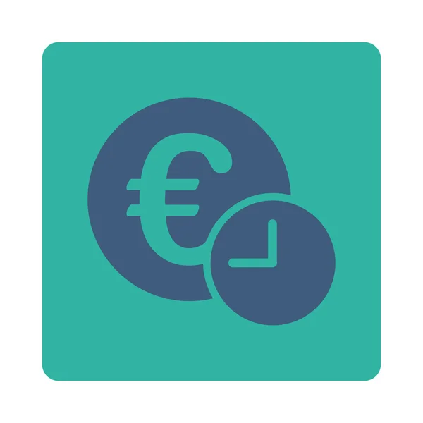 Euron kredit ikonen — Stock vektor