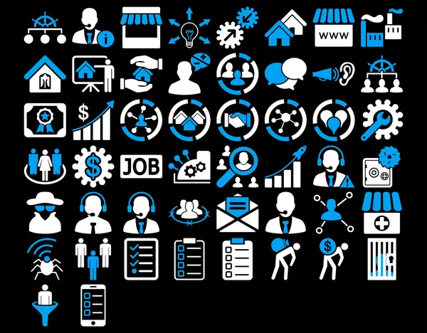 Bedrijf pictogram set — Stockvector