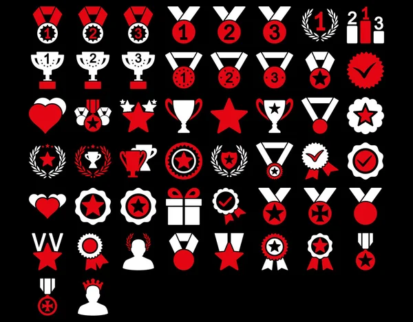 Concorso e premi Icone — Vettoriale Stock