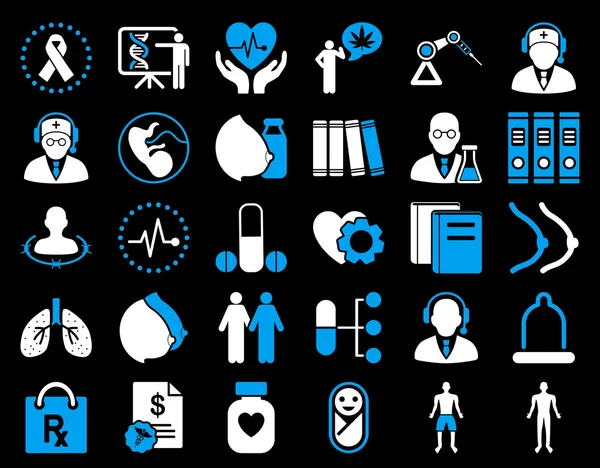 Set di icone mediche — Vettoriale Stock