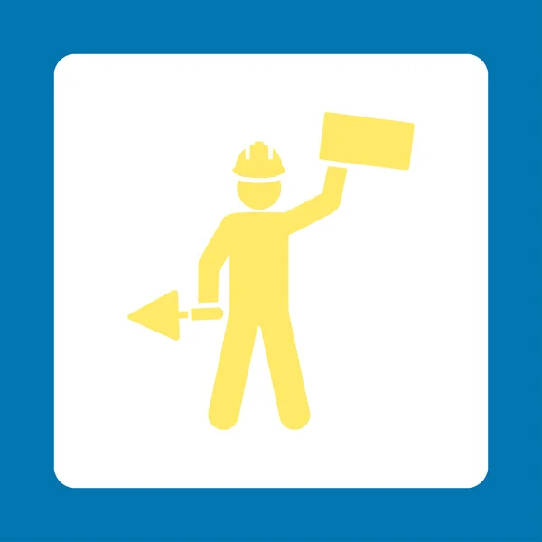 Builder-ikon från grundläggande vanligt Ikonuppsättning — Stockfoto