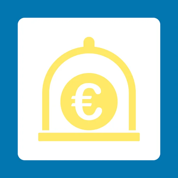 Standardowa ikona euro — Zdjęcie stockowe