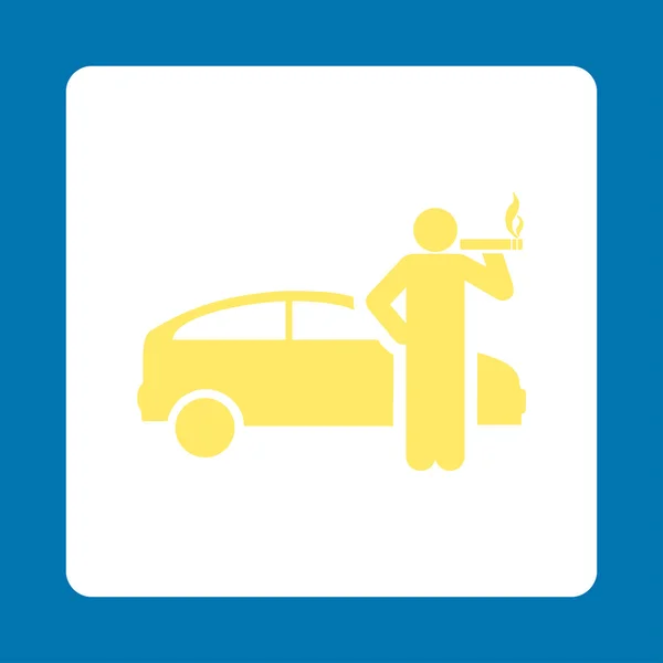 금연 택시 드라이버 아이콘 — 스톡 사진