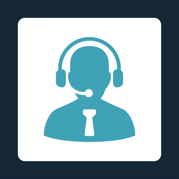 Reception operator icon — Stock Photo, Image