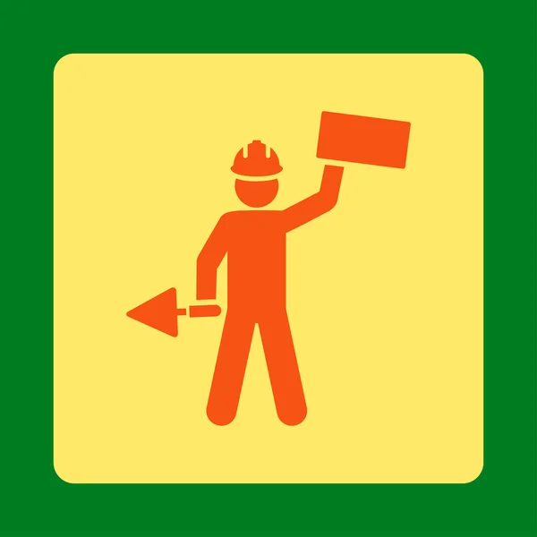 Builder icon from Basic Plain Icon Set — Stock Photo, Image