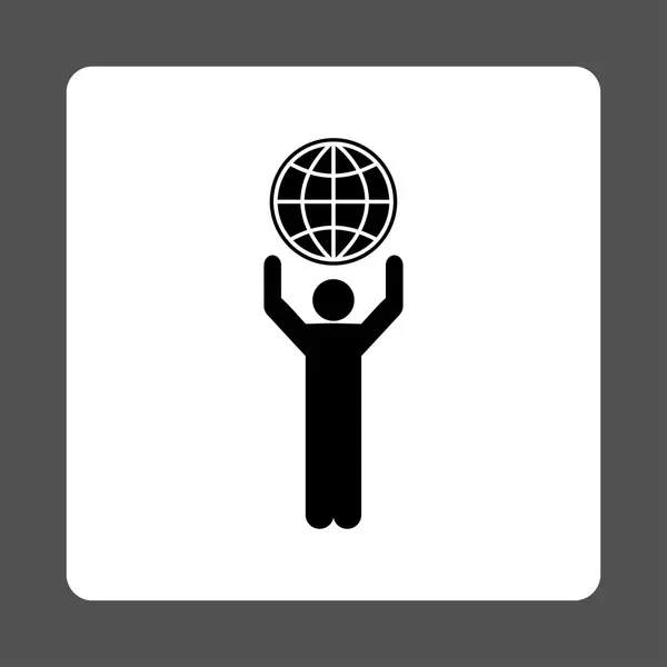 Globalist icon — Stock Photo, Image