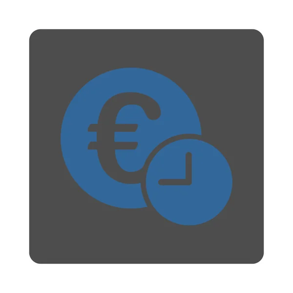Kredyt euro ikona — Zdjęcie stockowe