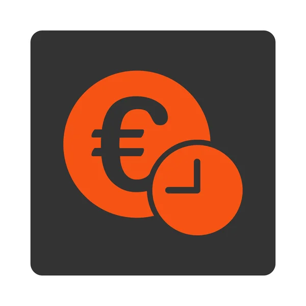 Euro credit pictogram — Stockfoto