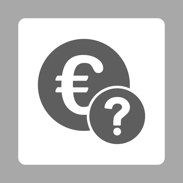 Euro status icon — Stock Photo, Image