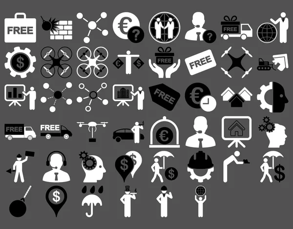 Bedrijf pictogram set — Stockvector