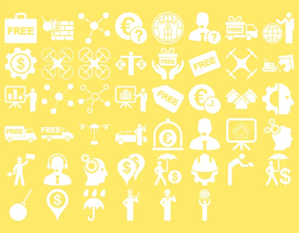 Bedrijf pictogram set — Stockvector