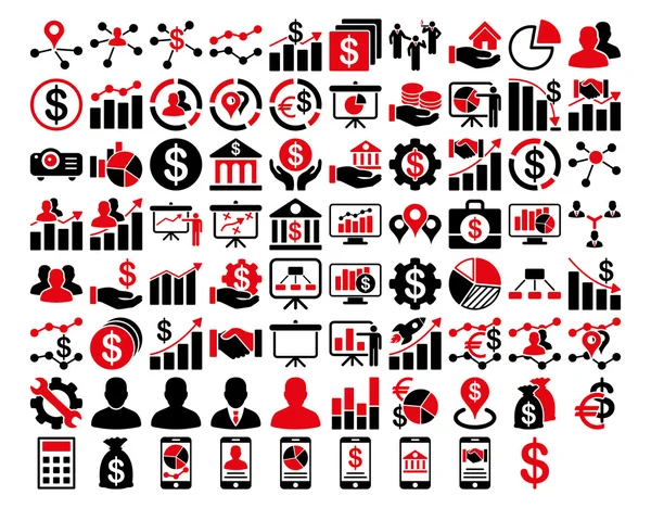 Bedrijf pictogram set — Stockvector