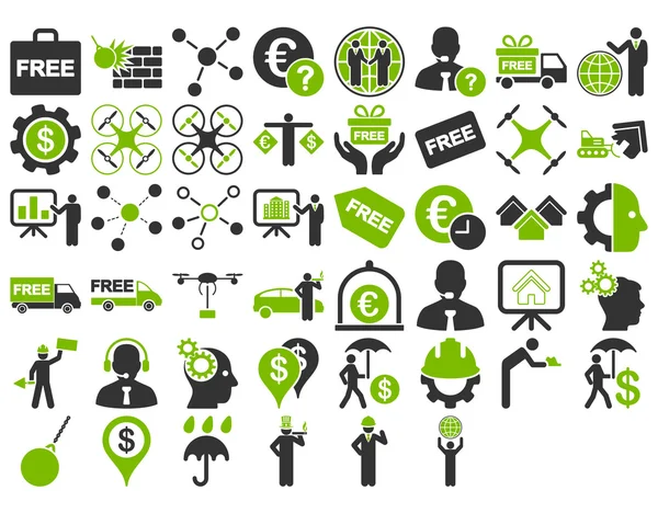 Bedrijf pictogram set — Stockvector