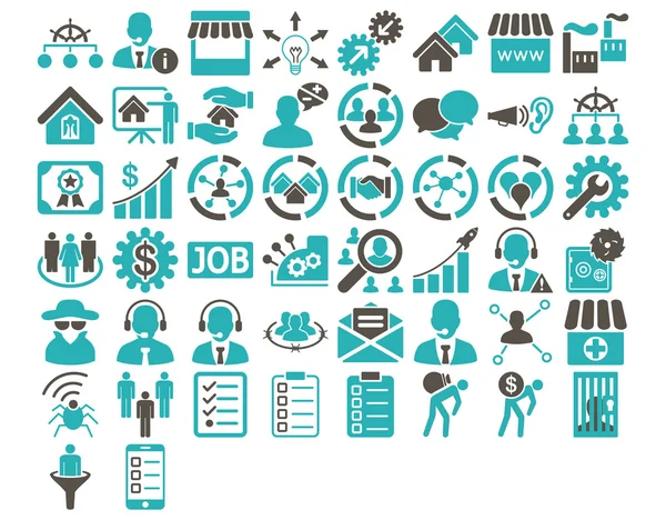 Ensemble d'icône d'entreprise — Image vectorielle