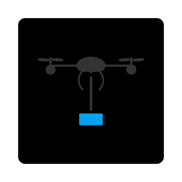 Helikoptéra dodávky ikona — Stock fotografie
