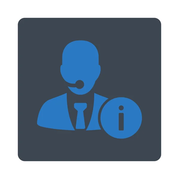 Helpdesk-pictogram — Stockfoto