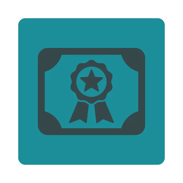 Icono de certificado — Foto de Stock