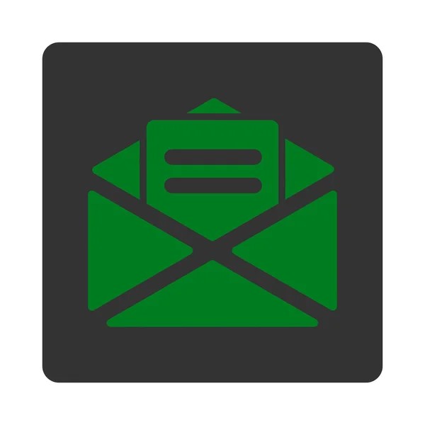 Open mail icon — Stock Photo, Image