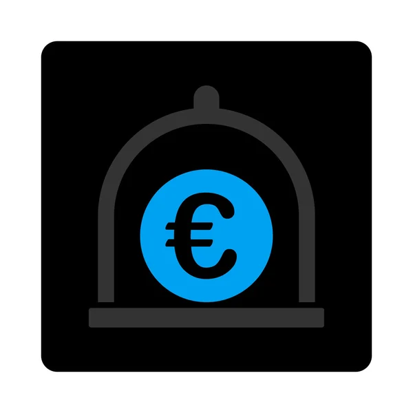 Standardowa ikona euro — Wektor stockowy