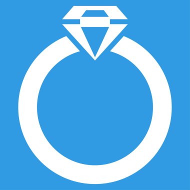 Elmas yüzük simge ticaret kümesinden