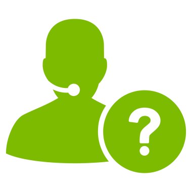 Çevrimiçi destek simge ticaret kümesinden