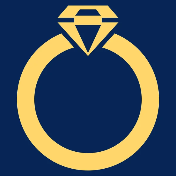 Gyémánt gyűrű ikon meghatározott kereskedelmi — Stock Fotó