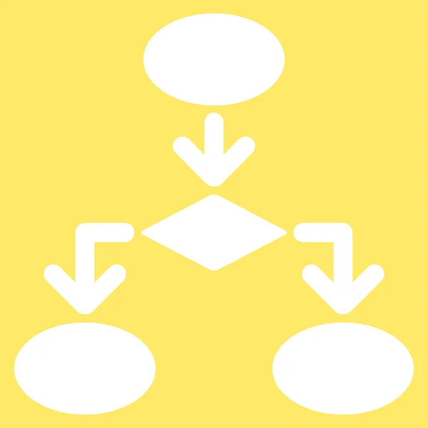 Icono de diagrama de flujo de Commerce Set —  Fotos de Stock