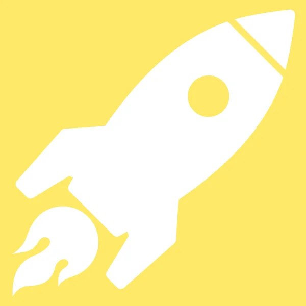 Ícone de lançamento de foguetes do conjunto de comércio — Fotografia de Stock