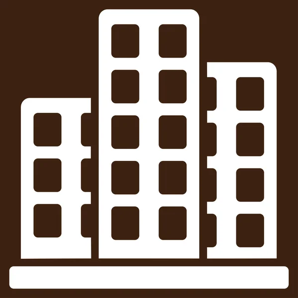 City ikonen från Commerce Set — Stockfoto