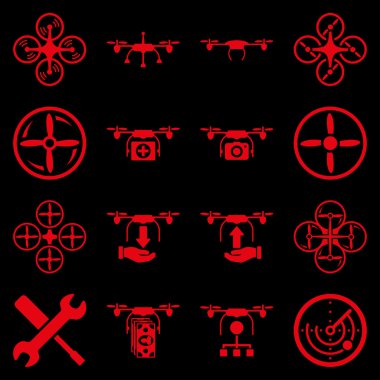 Uçan uçak düz bicolor simgeler