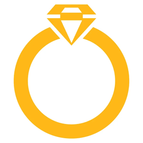 Διαμάντι δαχτυλίδι εικονίδιο από το σύνολο του εμπορίου — Διανυσματικό Αρχείο