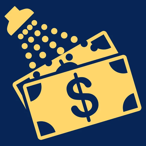 Pénz mosoda ikon meghatározott kereskedelmi — Stock Vector