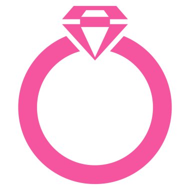 Elmas yüzük simge ticaret kümesinden