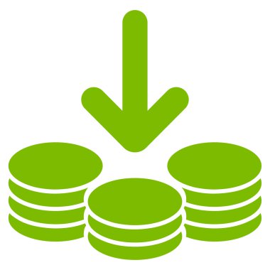 Ticaret kümesinden gelir simgesi