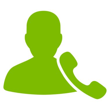 Telefon desteği simgesinden ticaret Set