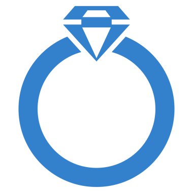 Elmas yüzük simge ticaret kümesinden